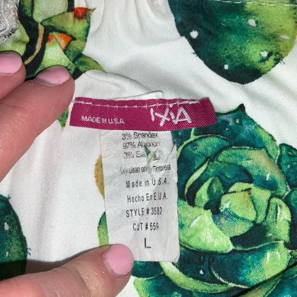 Modcloth White and Green Sundress Sleeveless Fit and Flare - Picture 6 of 9